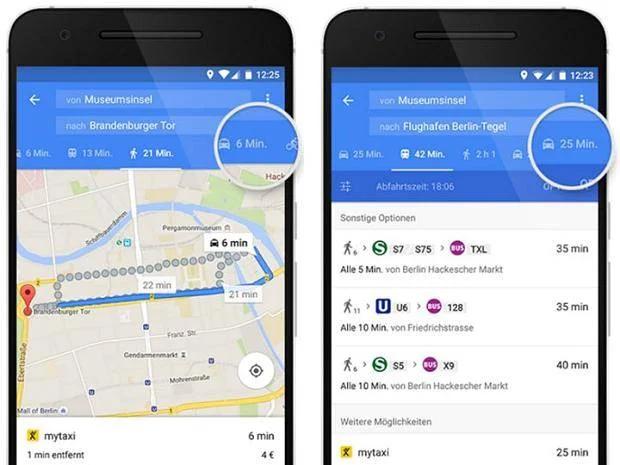 google maps taxi mode - Cómo cambiar la vista en Google Maps