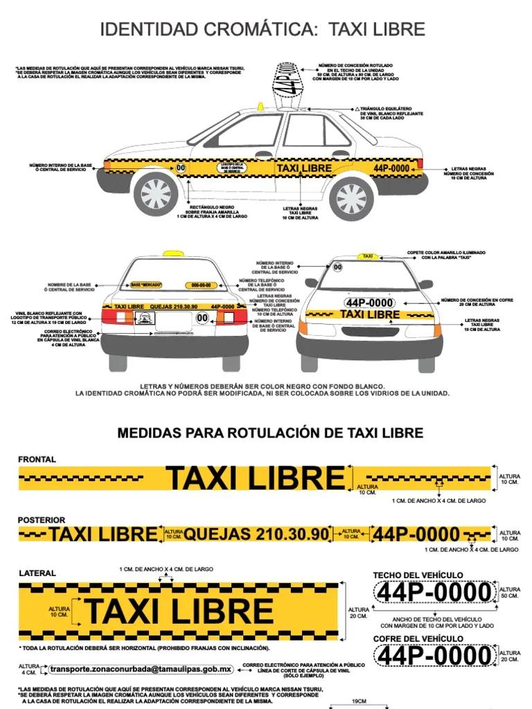 medidas de un taxi - Cuánto mide un taxi de ancho