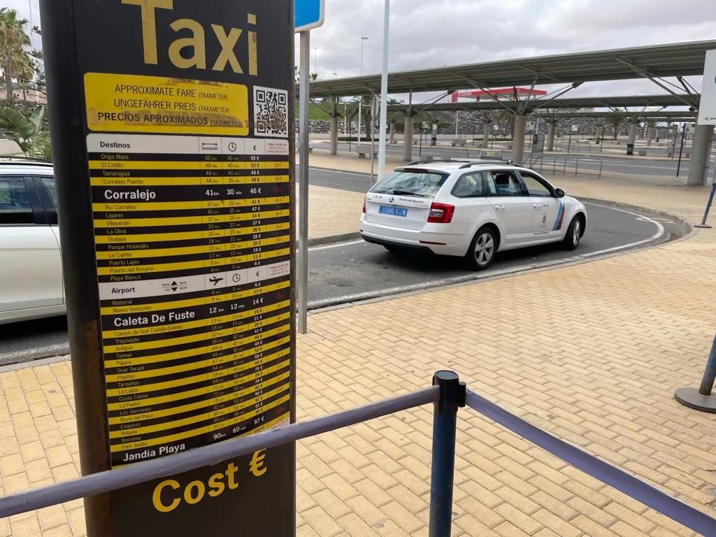 precio taxi aeropuerto fuerteventura a costa calma - Cuánto tarda la guagua de Morro Jable a Puerto del Rosario