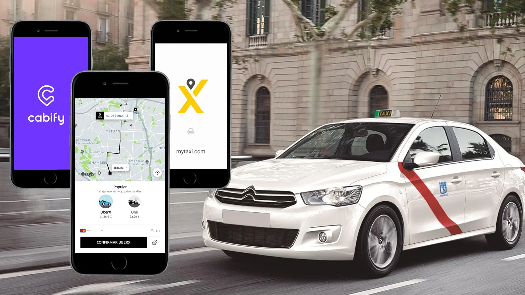cabify y taxi - Qué servicios ofrece Cabify