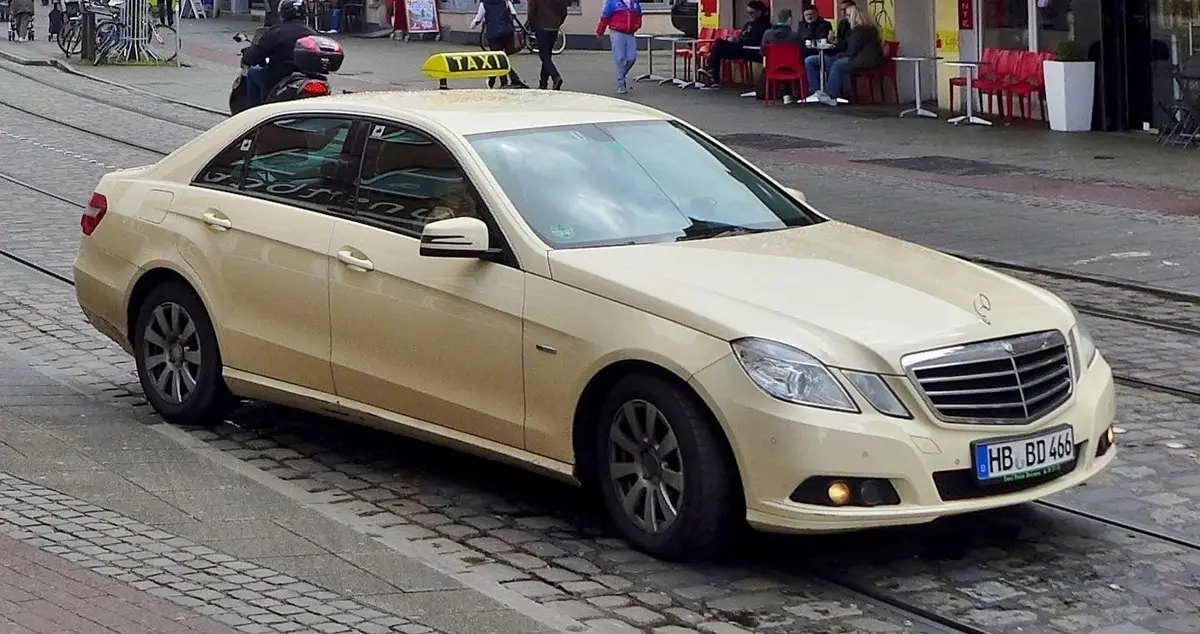 mercedes taxi in germany - What brand are most taxis in Germany