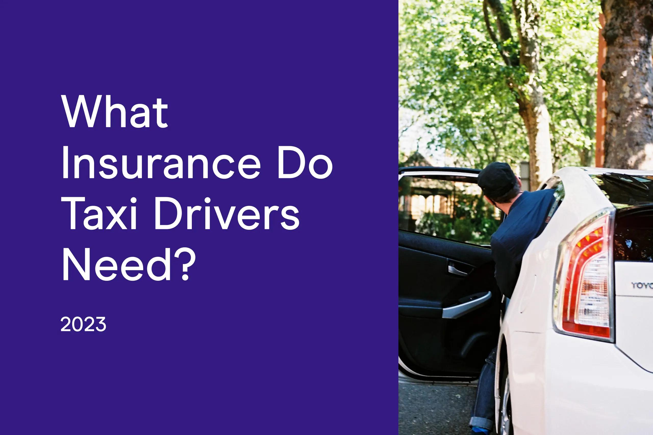 cheap taxi insurance - What insurance do I need for PCO