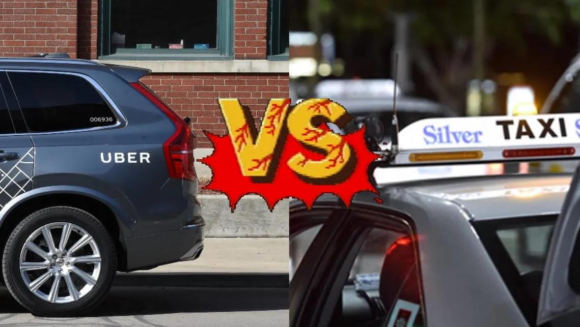 difference between uber and taxi - Why is a taxi called a Uber